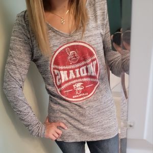 Cleveland Indians hooded long sleeve